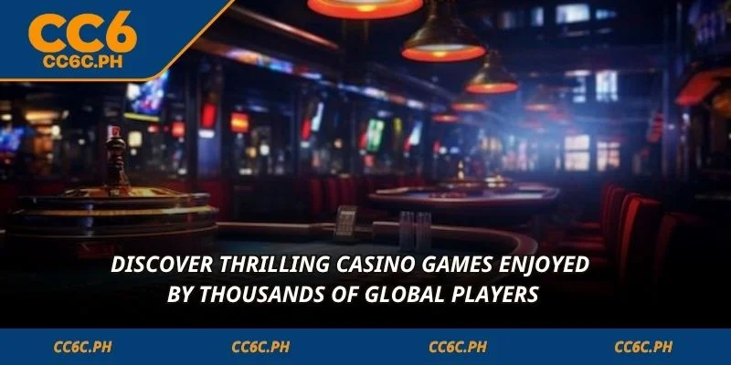 Discover thrilling casino games enjoyed by thousands of global players