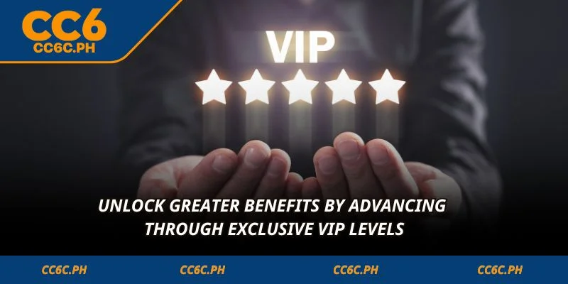 Unlock greater benefits by advancing through exclusive VIP levels