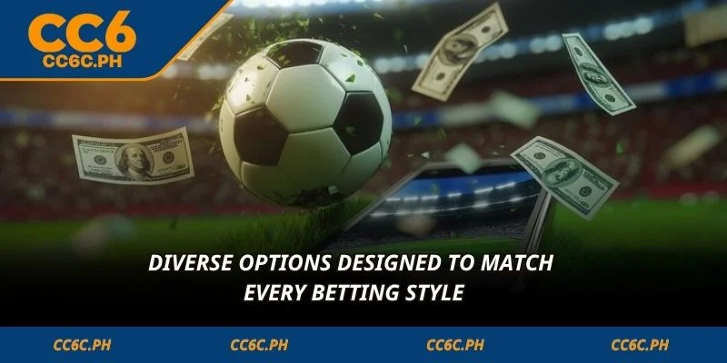 Diverse options designed to match every betting style