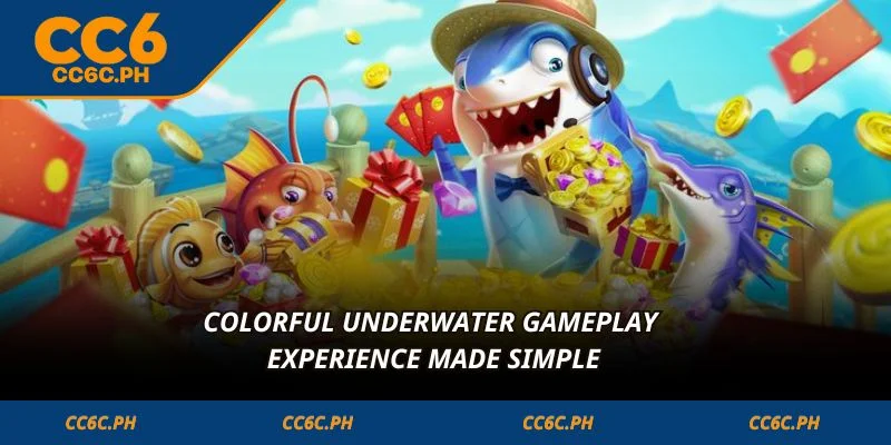 Colorful underwater gameplay experience made simple