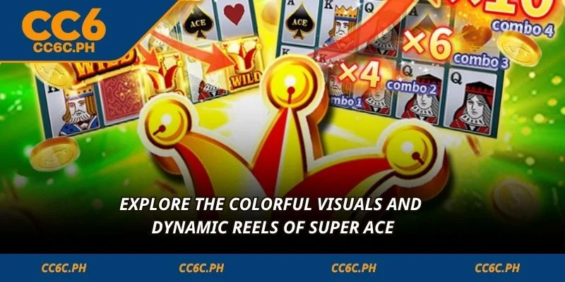 Explore the colorful visuals and dynamic reels of Super Ace
