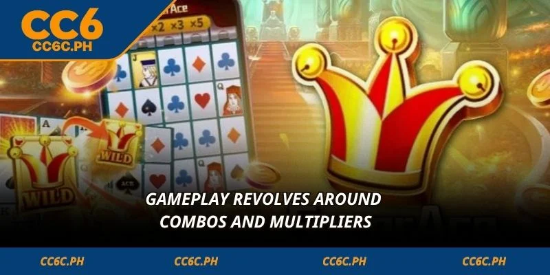 Gameplay revolves around combos and multipliers