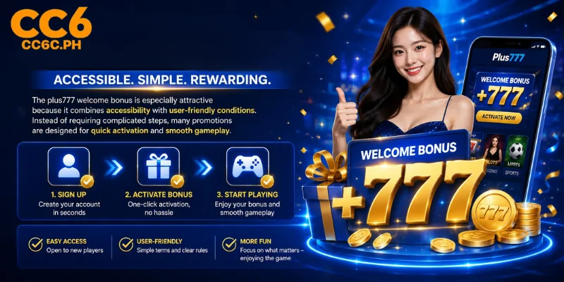 A welcome reward gives new users the opportunity to explore a platform with additional value.